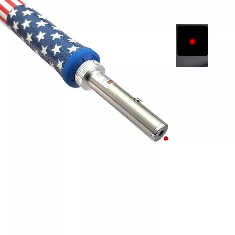 Golf Flat Laser Swing Assistant Trainer with red laser feedback for swing correction