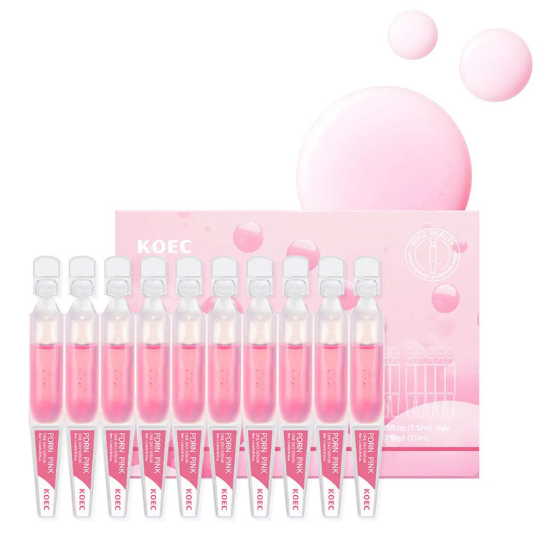 KOEC powder polypeptide moisturising disposable mask 10 pack set latex sheet design for hydration and general skincare use contains 30 pieces total essence application face care treatment export only product