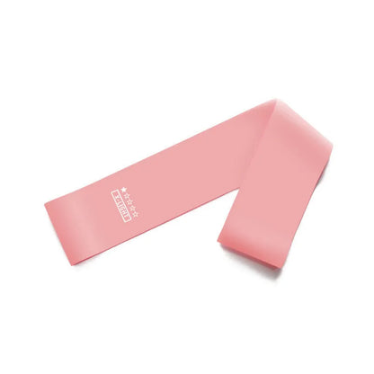 Resistance bands set made of 100% natural latex, five colours, 600mm x 50mm, for Pilates CrossFit fitness