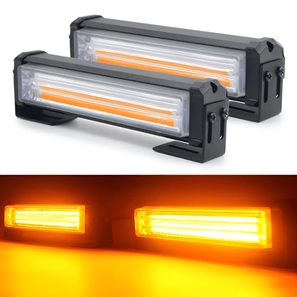 Yellow 208 Model 160mm net strobe warning light with COB LED for vehicle towing