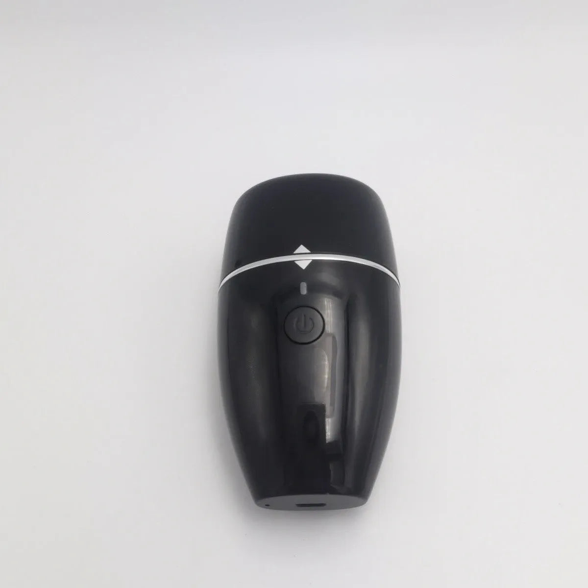 Black and white electric silicone lip plumper with 3-speed adjustment and USB charging cable