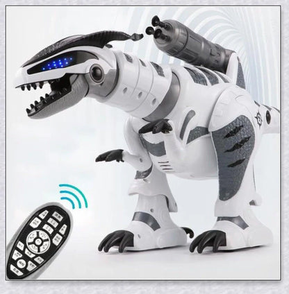 Intelligent remote control dinosaur robot toy with advanced features and interactive play modes