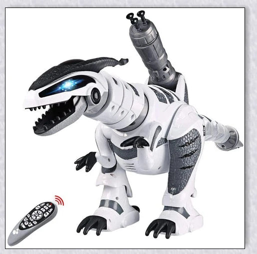 Intelligent remote control dinosaur robot toy with advanced features and interactive play modes