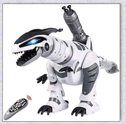 Intelligent remote control dinosaur robot toy with advanced features and interactive play modes