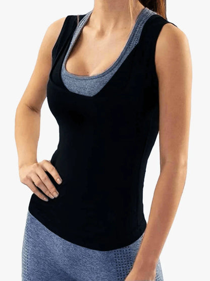 Men's Neoprene Sweat Vest for Accelerated Calorie Burn and Slimming Bodyshape