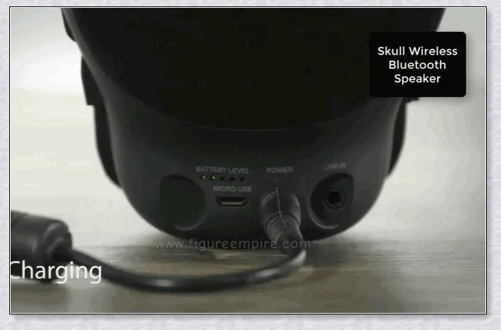 Skull Wireless Bluetooth Speaker with premium sound quality, Bluetooth connectivity, and long-lasting battery life