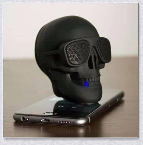 Skull Wireless Bluetooth Speaker with premium sound quality, Bluetooth connectivity, and long-lasting battery life