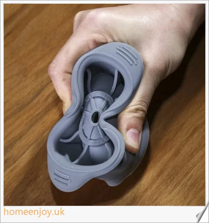Ball-shaped silicone ice mold for creating large, perfectly chilled ice cubes for drinks