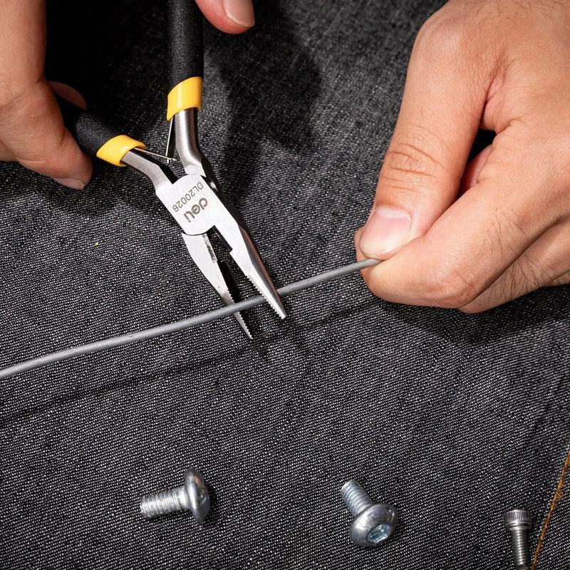 Homeenjoy_UK 5-Inch Mini Long Nose Pliers – Multifunctional Wire Cutter