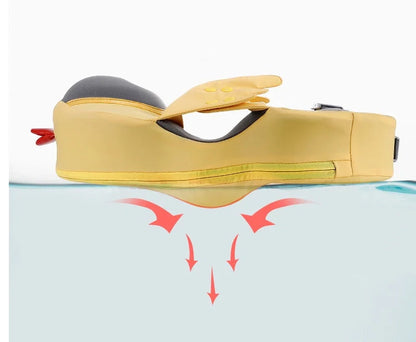 Duckling Underarm Swimming Ring for toddlers in yellow with airtight design