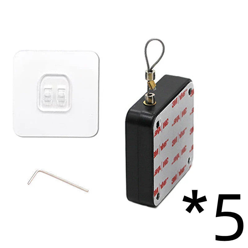 Automatic door closer with soft close feature for sliding doors, glass doors, and other door types up to 1000g in weight