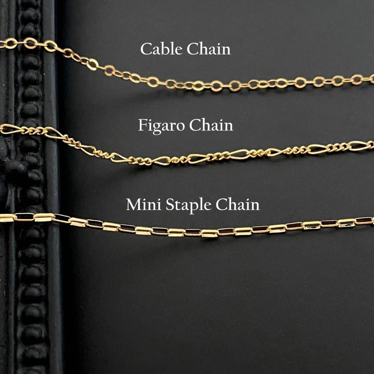 Ghost pendant necklace with titanium steel construction and electroplated finish on twisted chain