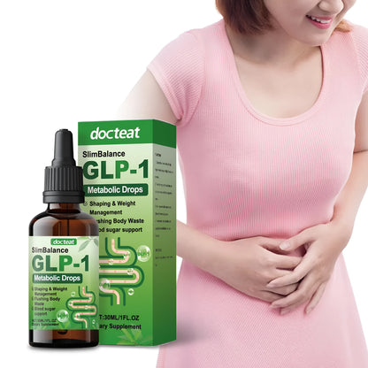 30ml bottle of Balanced Intestinal Dietary Supplements liquid with a dropper.