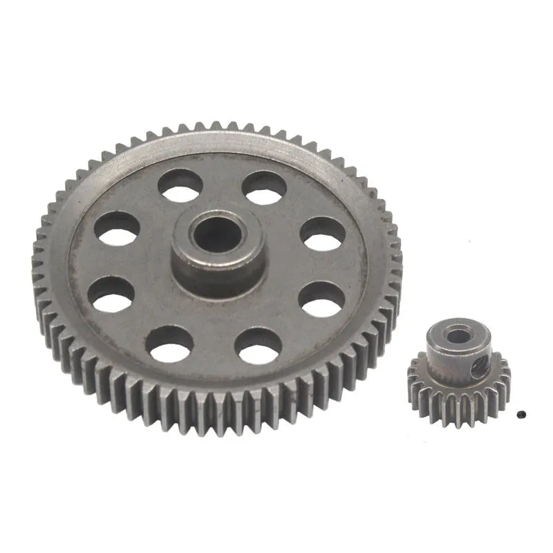 Metal tram motor gear set for HSP Unlimited 110 with 64T gear and pinion options