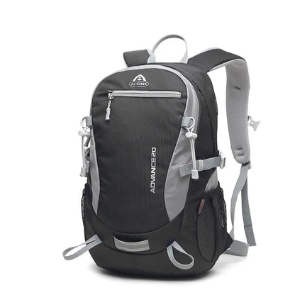 20 litre daypack backpack shown in one of seven colours: black, blue, green, orange, red, rose red, or turquoise.