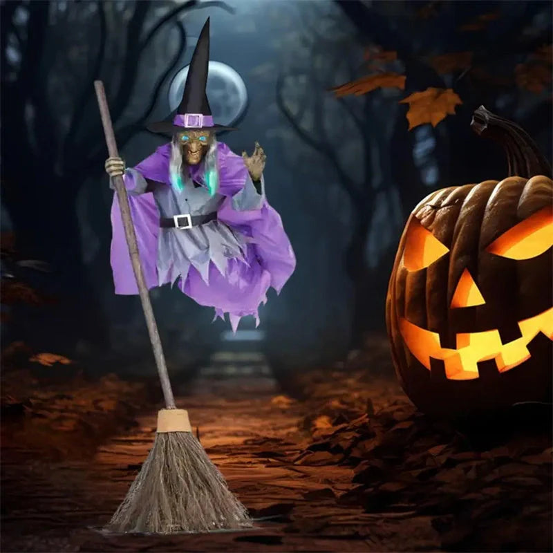 Homeenjoy UK Enchanting Floating Witch Decor for Spooktacular Halloween