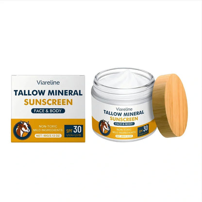 Cow Fat Moisturising Sunscreen tube showing SPF 50+ PA++++ rating with 60g net content