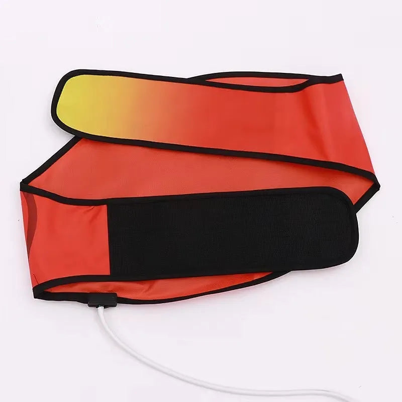 Hot compress waist support belt for sauna massage and fat reduction in thick and thin options