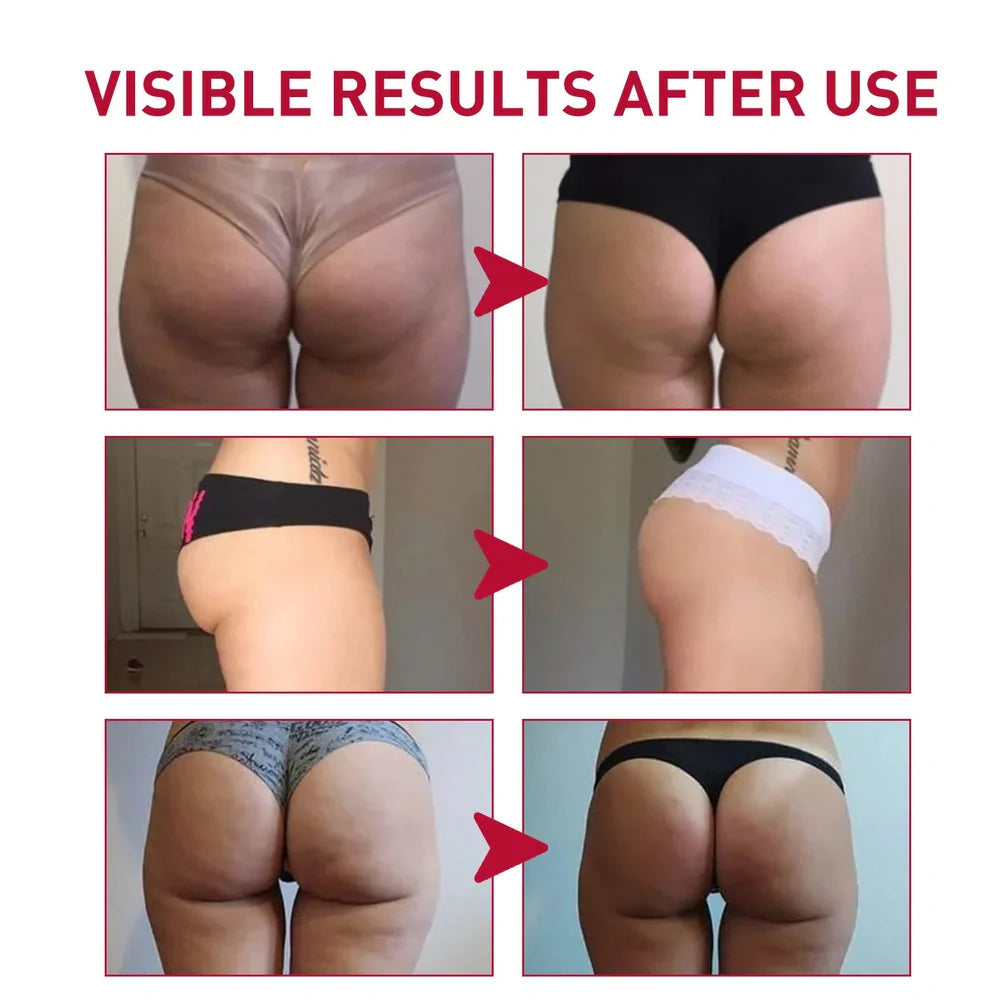 Plump buttock cream in 4.3x5cm packaging with 50g firming formula for daily application
