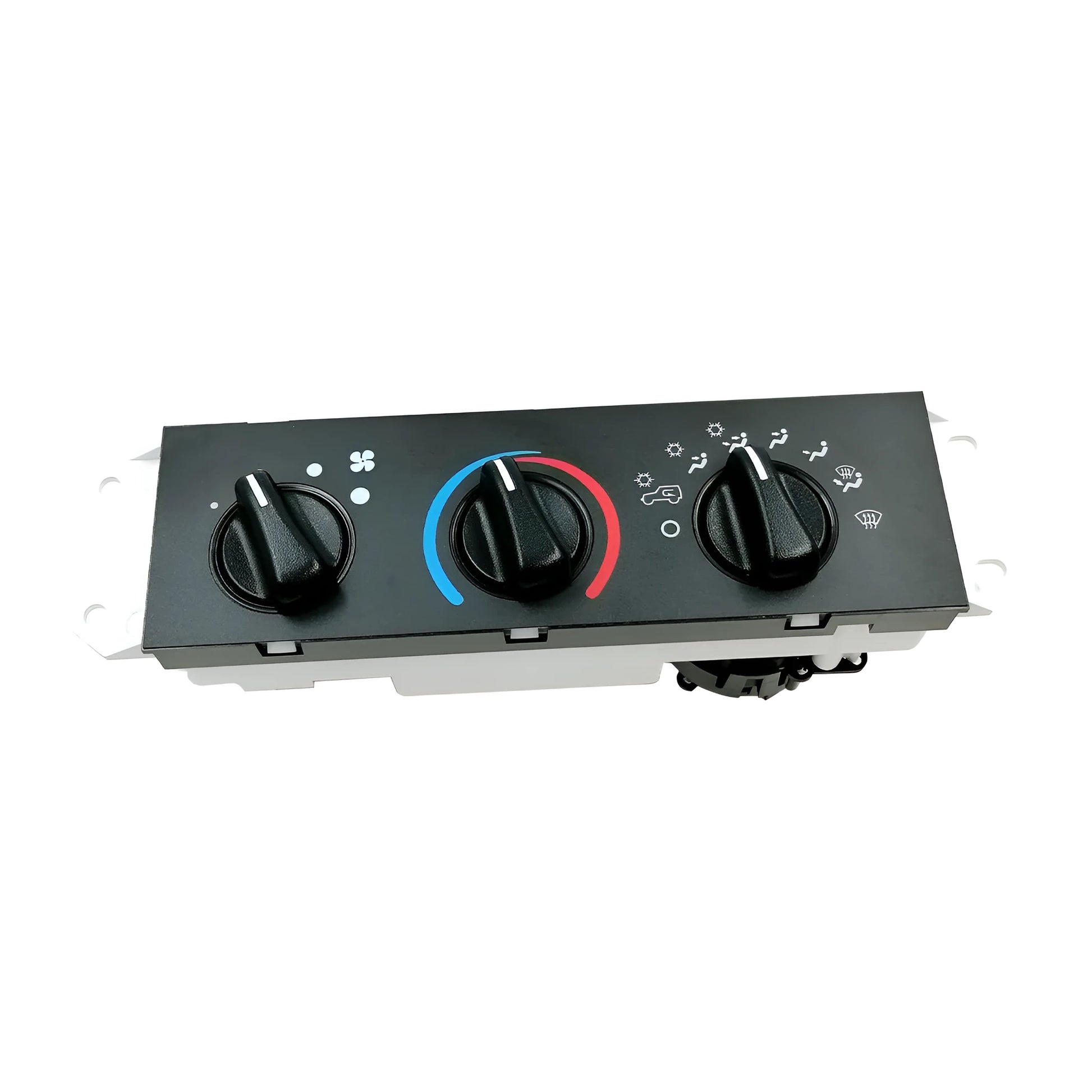 Black Jeep Wrangler air conditioning control panel for 2005-2006 models OE 55056558AA