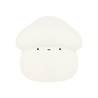 Adorable mushroom-shaped night light with warm yellow glow, perfect for children's bedrooms