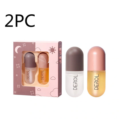 Day Night Instant Volume Lip Plumper Oil in light yellow for hydrated, plump lips