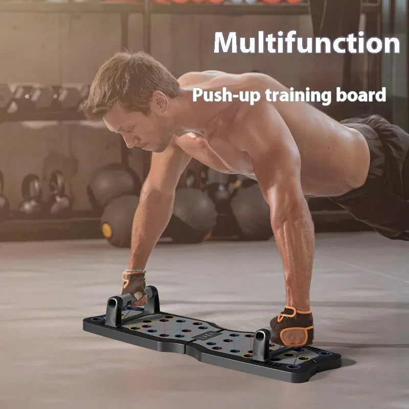 ABS push up support plate fitness equipment for pectoral, shoulder and back muscle training