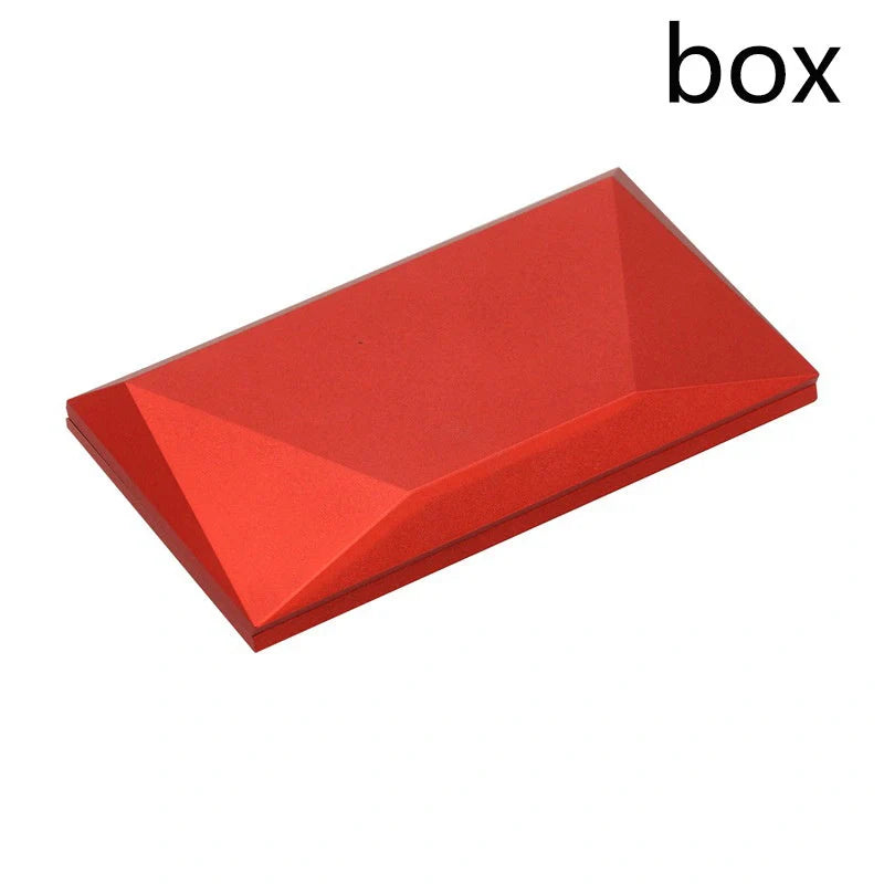 Heart-shaped 3D Love Box with rotating rose flower for ring display in red and pink