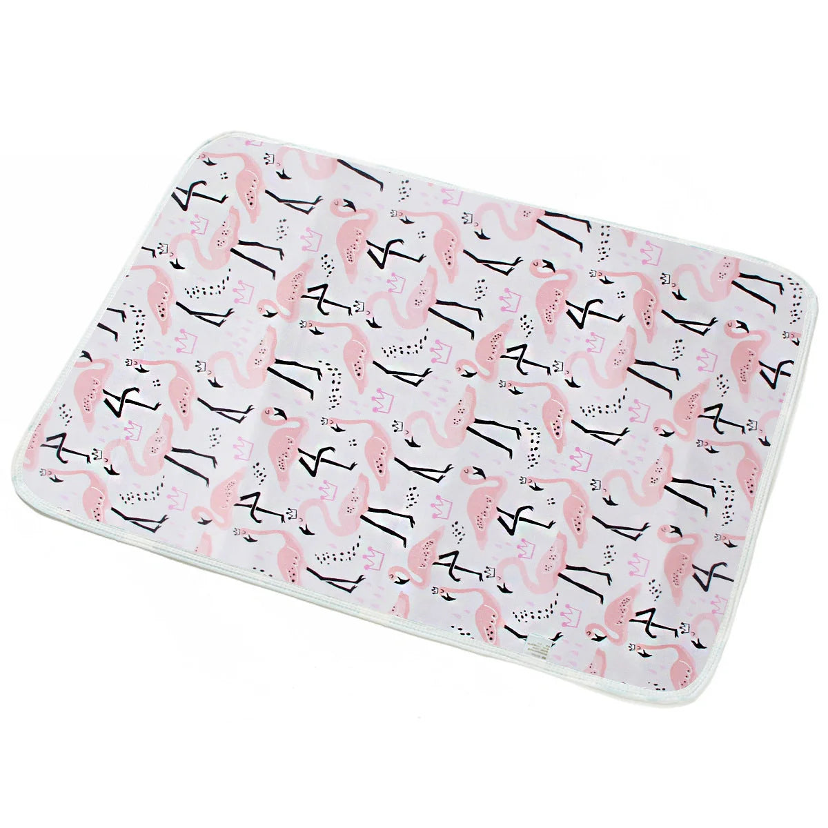 Breathable cotton cartoon waterproof baby changing pad with various patterns