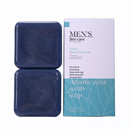 Handmade Frosted Turmeric Cleansing Soap 140g with natural anti-inflammatory benefits