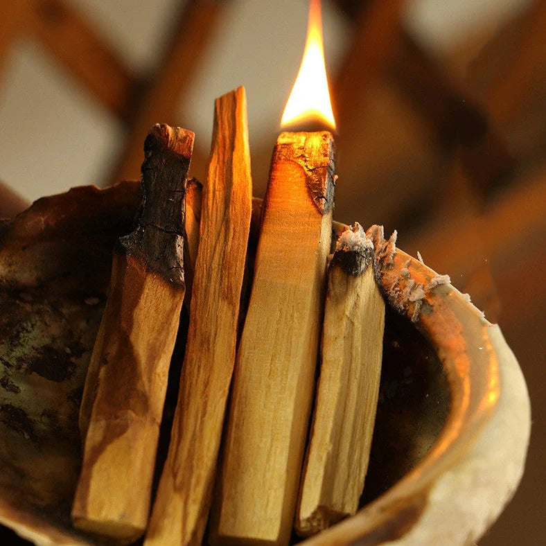 Handcrafted Peru Sacred Wood Palo Santo logs for natural aromatherapy and spiritual practices
