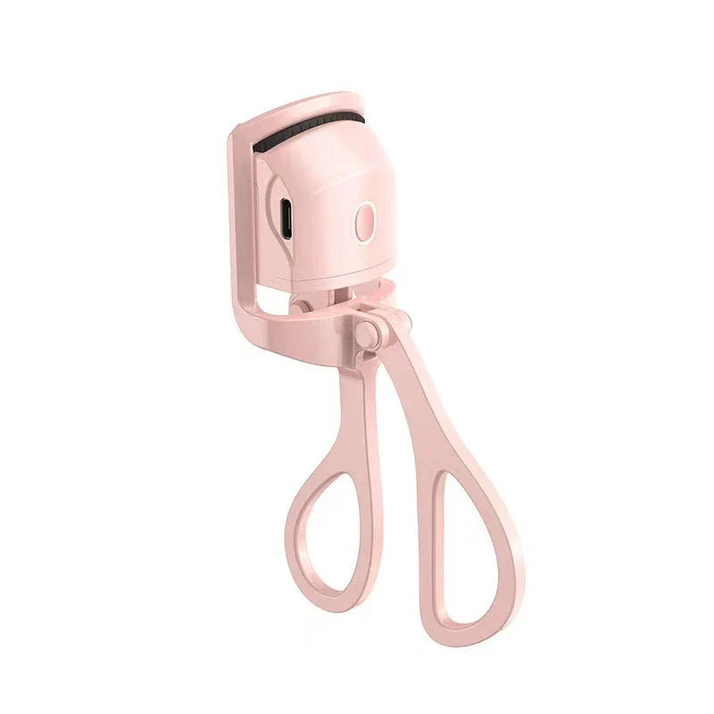 Heated Eyelash Curler with Dual Temperature Settings and Rechargeable Battery for Long-Lasting, Natural-Looking Curl