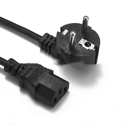 European style product suffix power cord, 1.2m EU electrical outlet lead with moulded plug