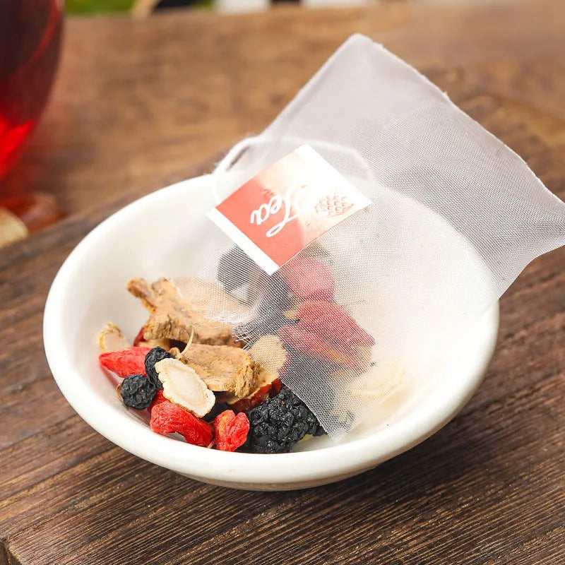 Ginseng Black Wolfberry Tea package with 40 individual 5g tea bags, total weight 200g