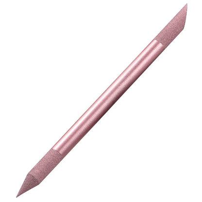 Nano glass nail polishing frotton tool in various solid colours.