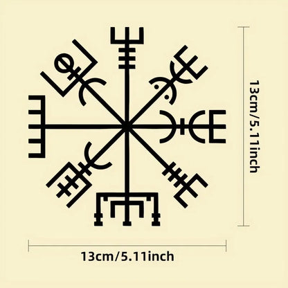 Square 13x13cm vinyl car sticker with vegetarian notebook design artwork