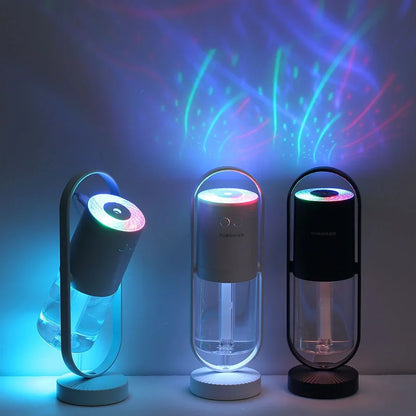 200ml portable humidifier with USB cable in pink, dark blue, sky blue or white colours
