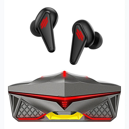 K98 Black Bluetooth gaming headset with TWS50 chipset and charging accessories