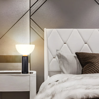 Modern simplicity bedside table lamp W350W500 in white or black with 220V and EU UK US plug options