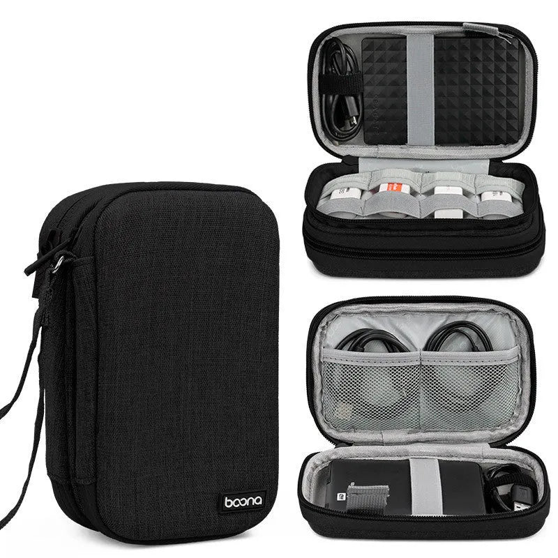 2.5-inch mobile hard disk protective case in Oxford cloth with multiple layer configuration options