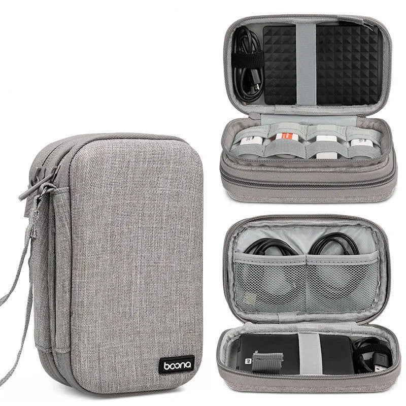 2.5-inch mobile hard disk protective case in Oxford cloth with multiple layer configuration options