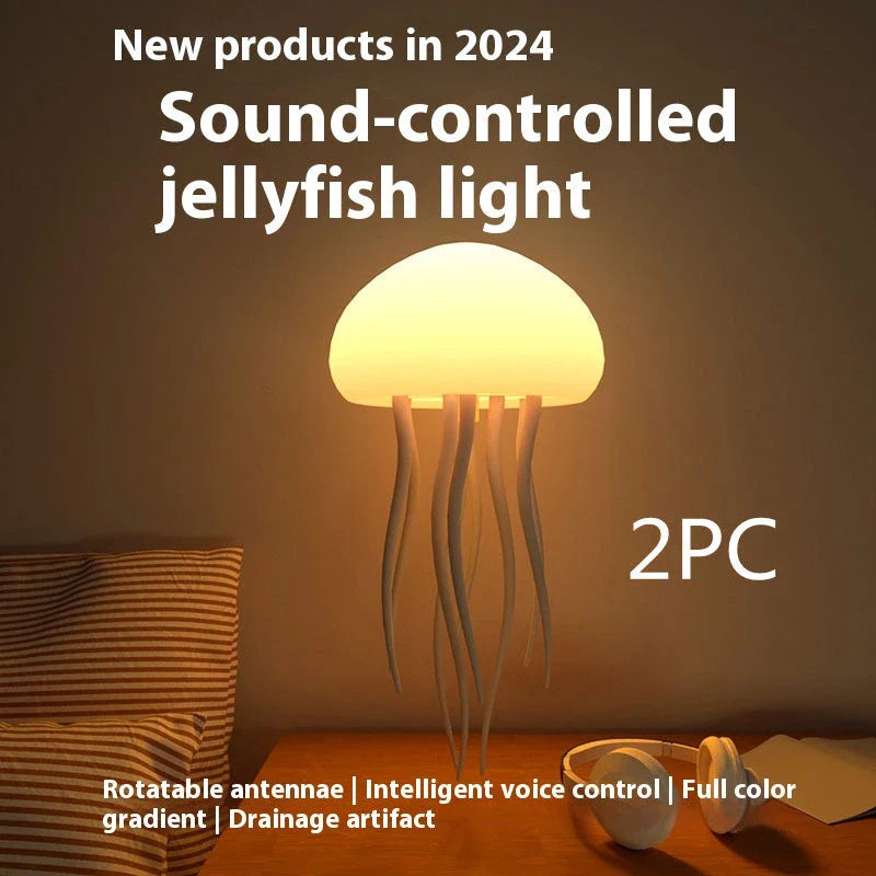 Captivating Jellyfish Lamp with Adjustable Tentacles and Mesmerizing Color-Changing Effects for Relaxation and Ambiance