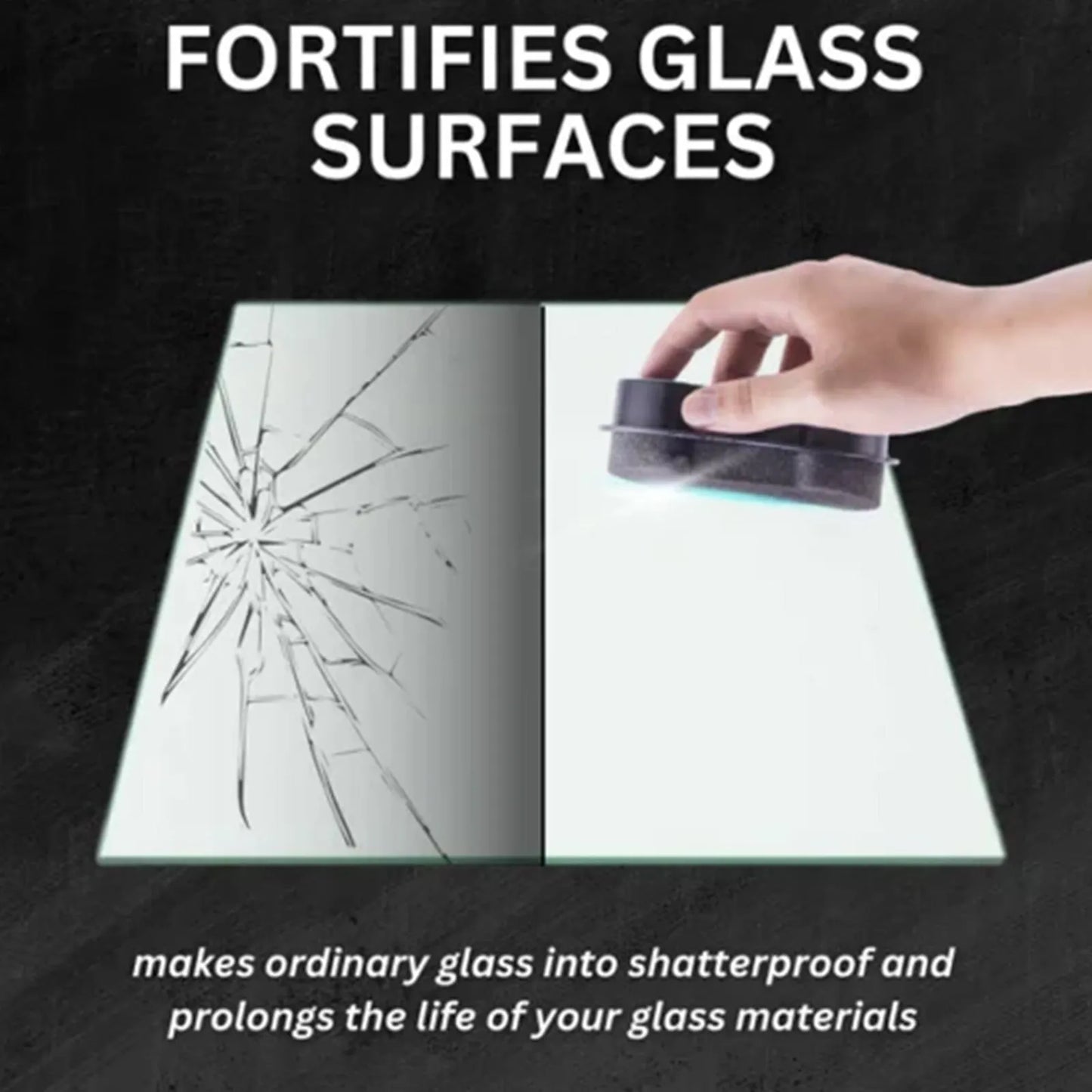 Hydrophobic car cleaning sponge for windows and windshields