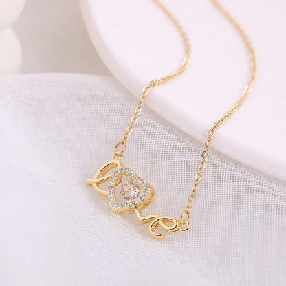 Fashionable titanium steel necklace with a sleek and modern design, a perfect accessory for the stylish woman