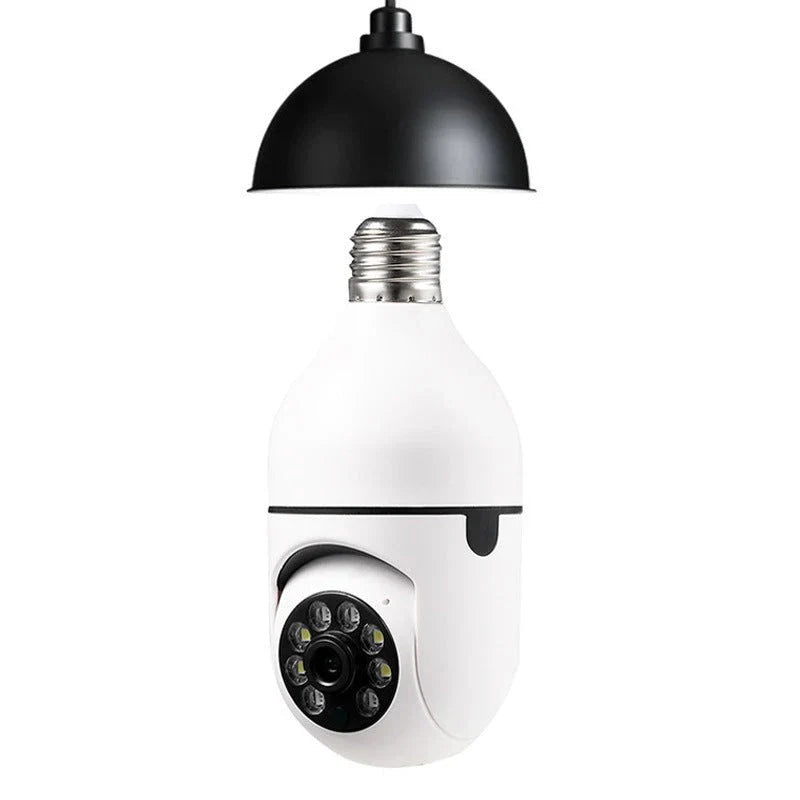 Versatile 1080p Wi-Fi Camera Bulb with 4x Zoom and Smart Home Monitoring Features