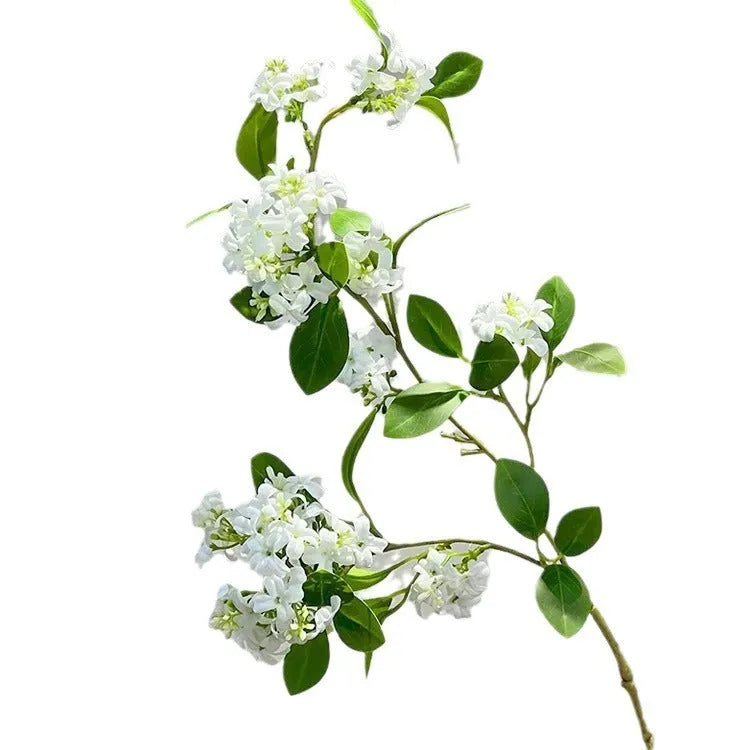 Artificial silk flower decoration in pink, purple, white, or yellow colours for table centrepieces