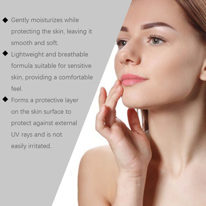 70g Not Oily Moisturising Protective Cream container with water-based formula containing glycerol and coffee extract