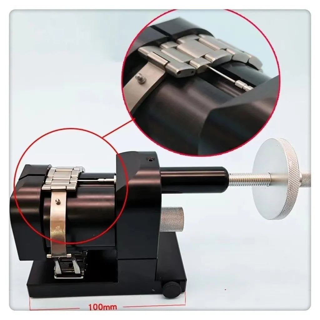Alloy steel watch strap pin removal tool with compact dimensions for watch repair