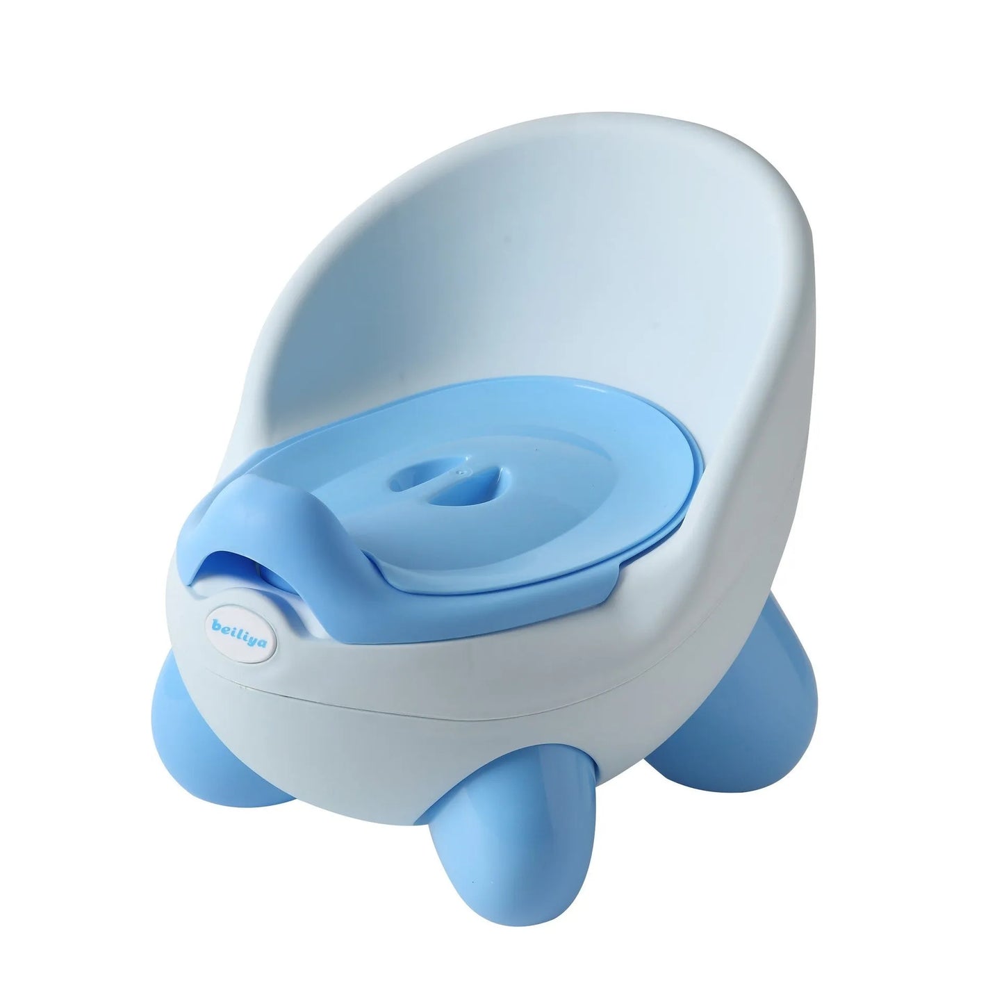 Dandan children's cartoon baby stool toilet in a choice of six colours including red, blue, and pastel pink.