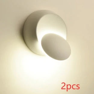 Stylish LED Moon Bedside Lamp with Sleek Iron Shade and Warm Ambient Glow